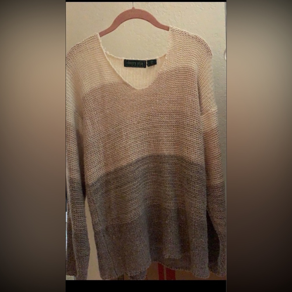 CHERRY STIX VINTAGE HAND-KNITTED SWEATER
